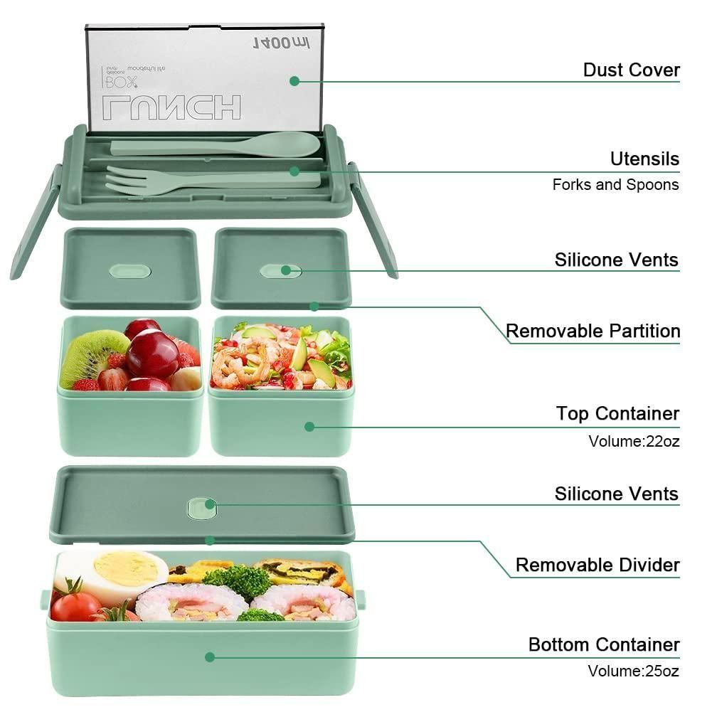 Bento Compartment Lunch Box – Durable, Leak-Proof & Stylish